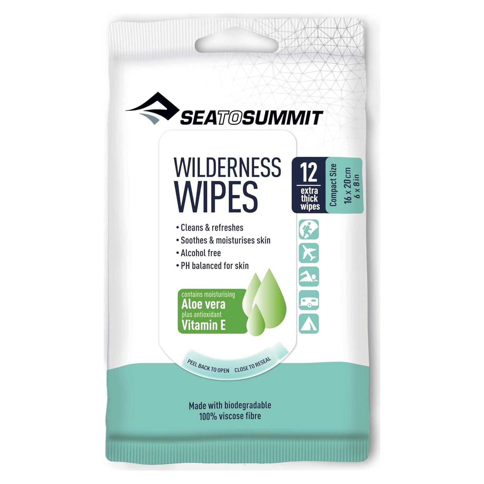 Toalla de Aventura Sea to Summit 15x20 cm - 100% Viscosa