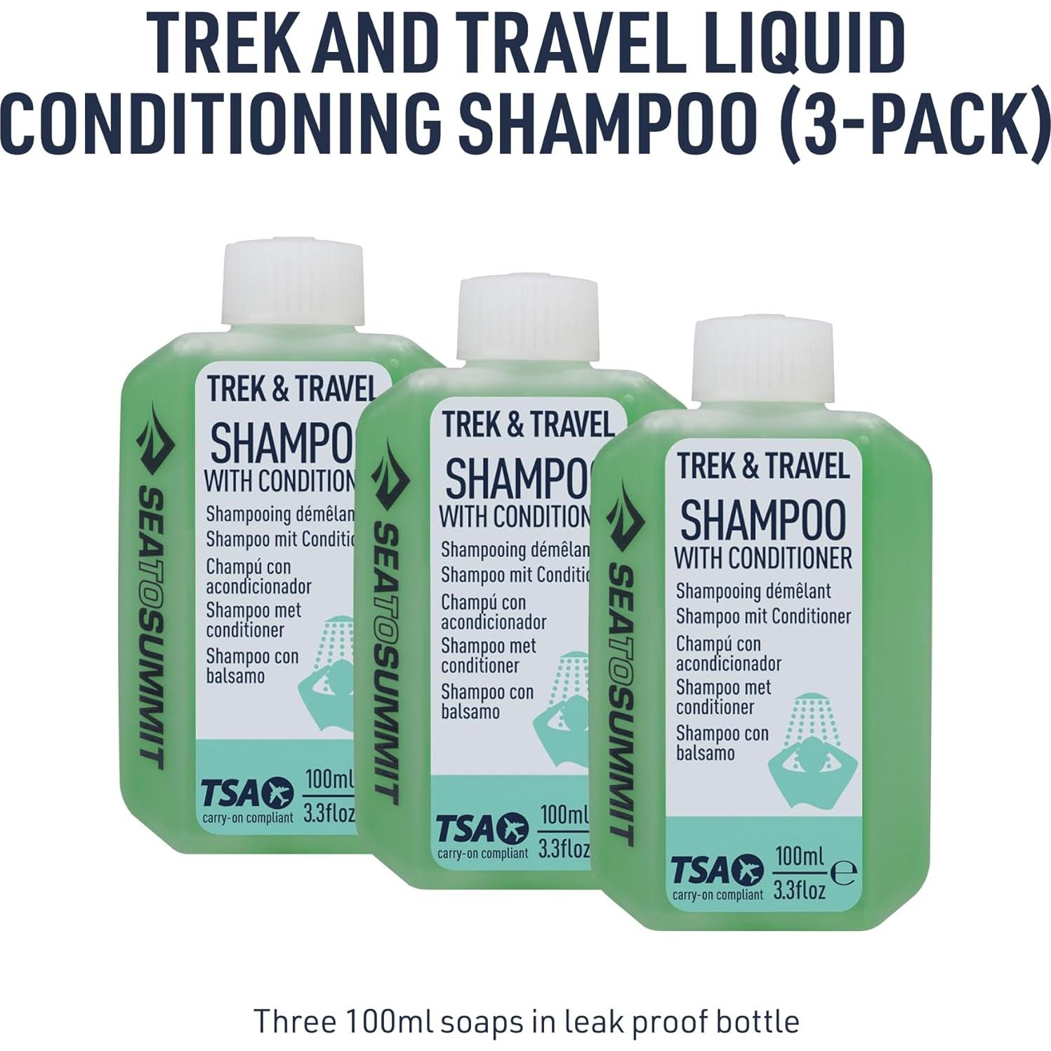 Champú Líquido Acondicionador Sea to Summit 3x100ml Viaje