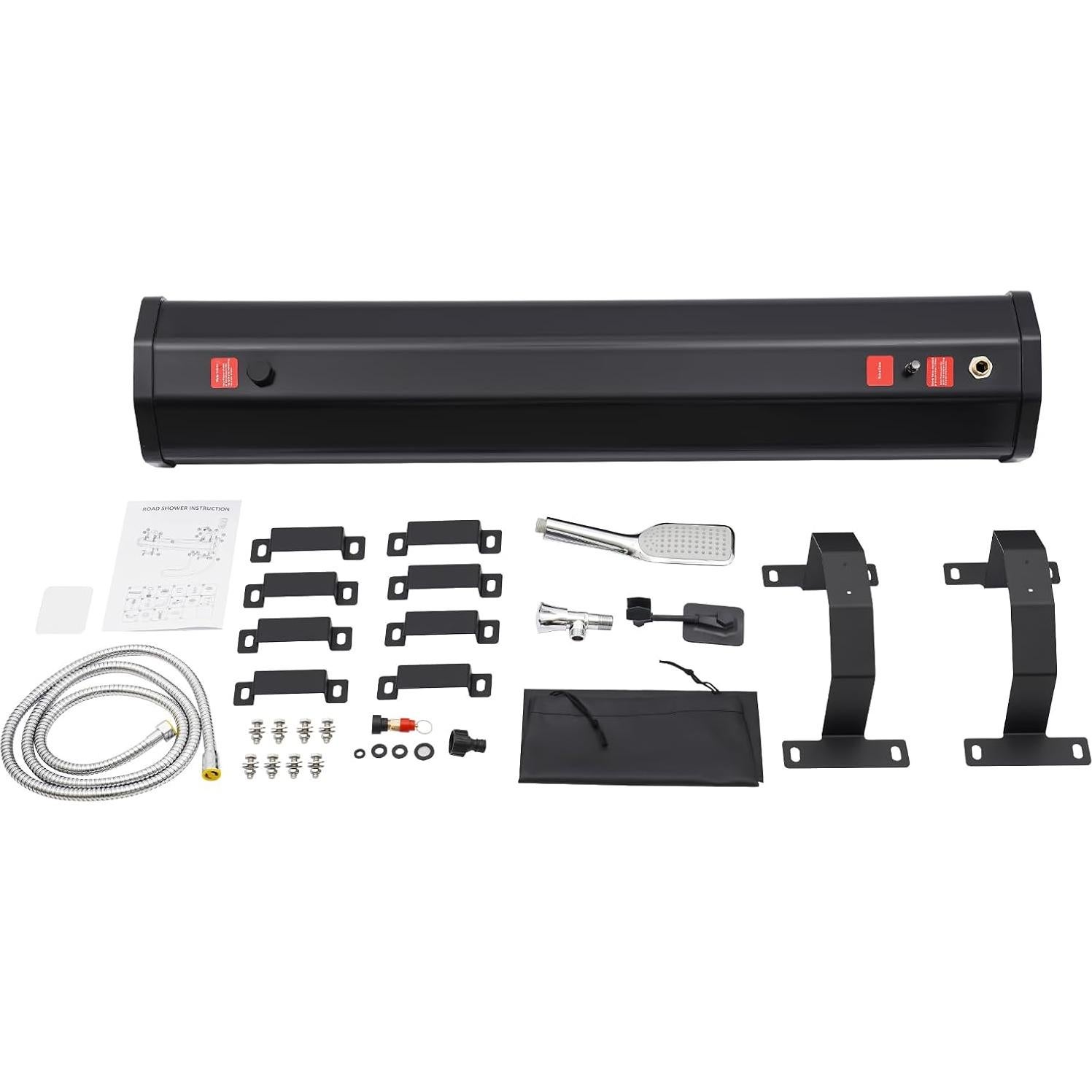 Tanque de Agua Presurizado Liffshsy 30L Ducha Solar Portátil