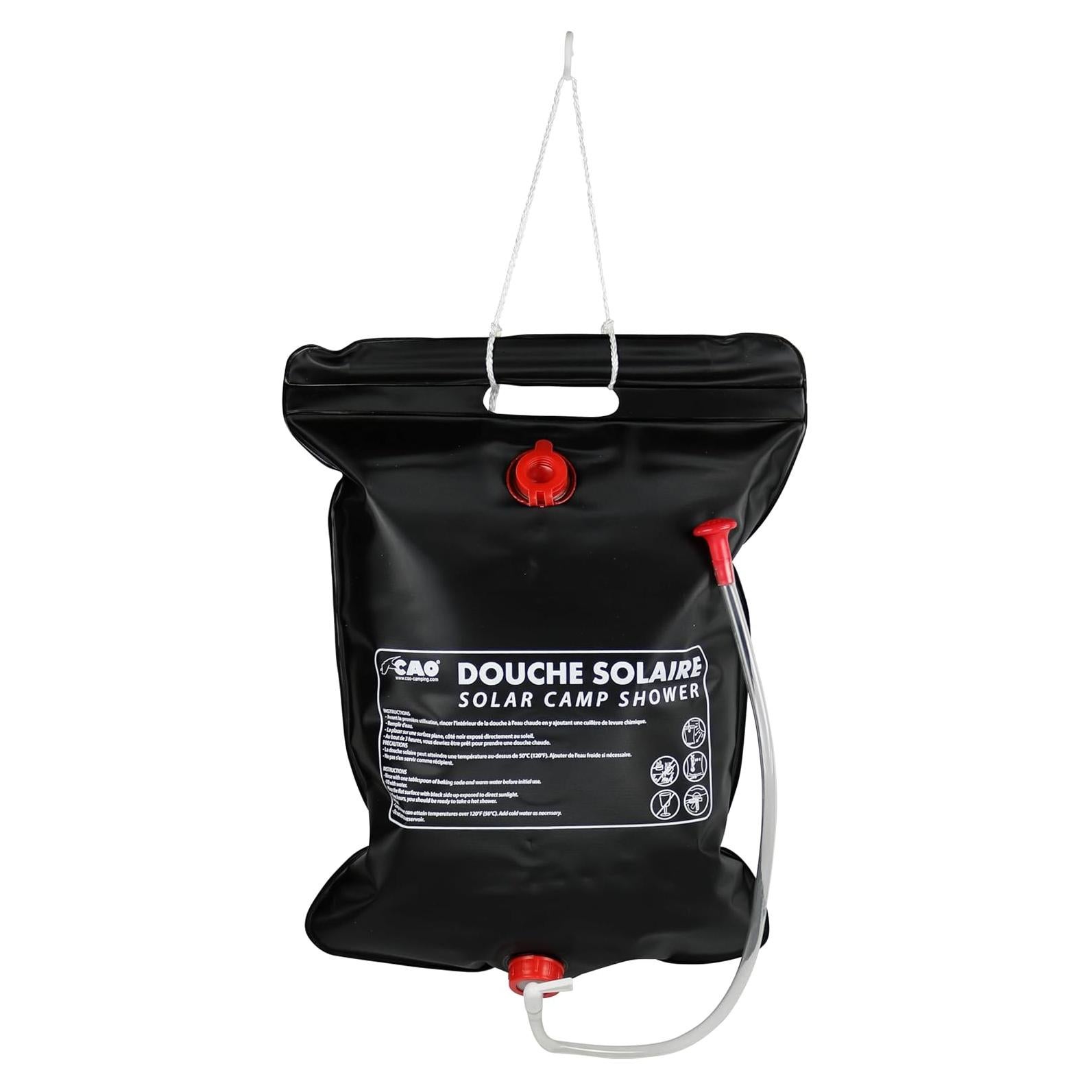 Ducha Solar Camping Cao 10L Portátil con Manguera y Cabezal