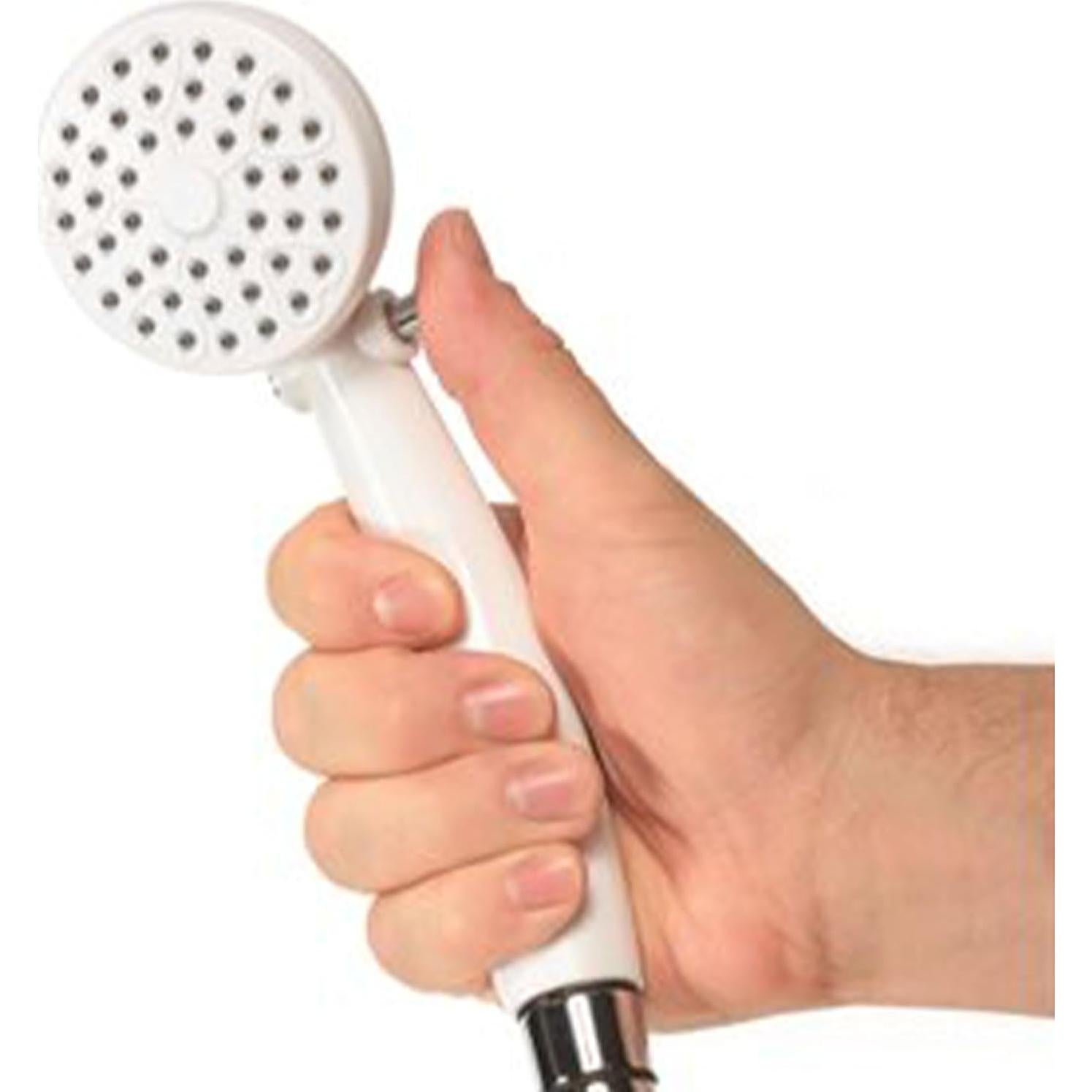 Cabezal de Ducha Exterior Camco 44023 | Ahorra Agua | Blanco