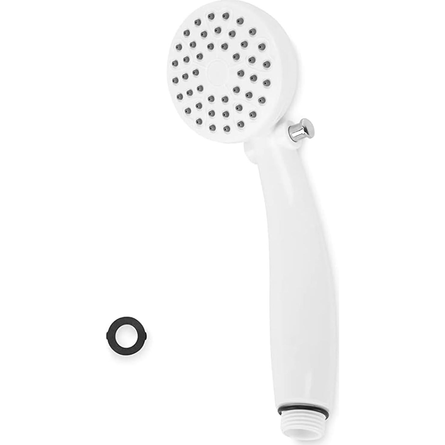 Cabezal de Ducha Exterior Camco 44023 | Ahorra Agua | Blanco