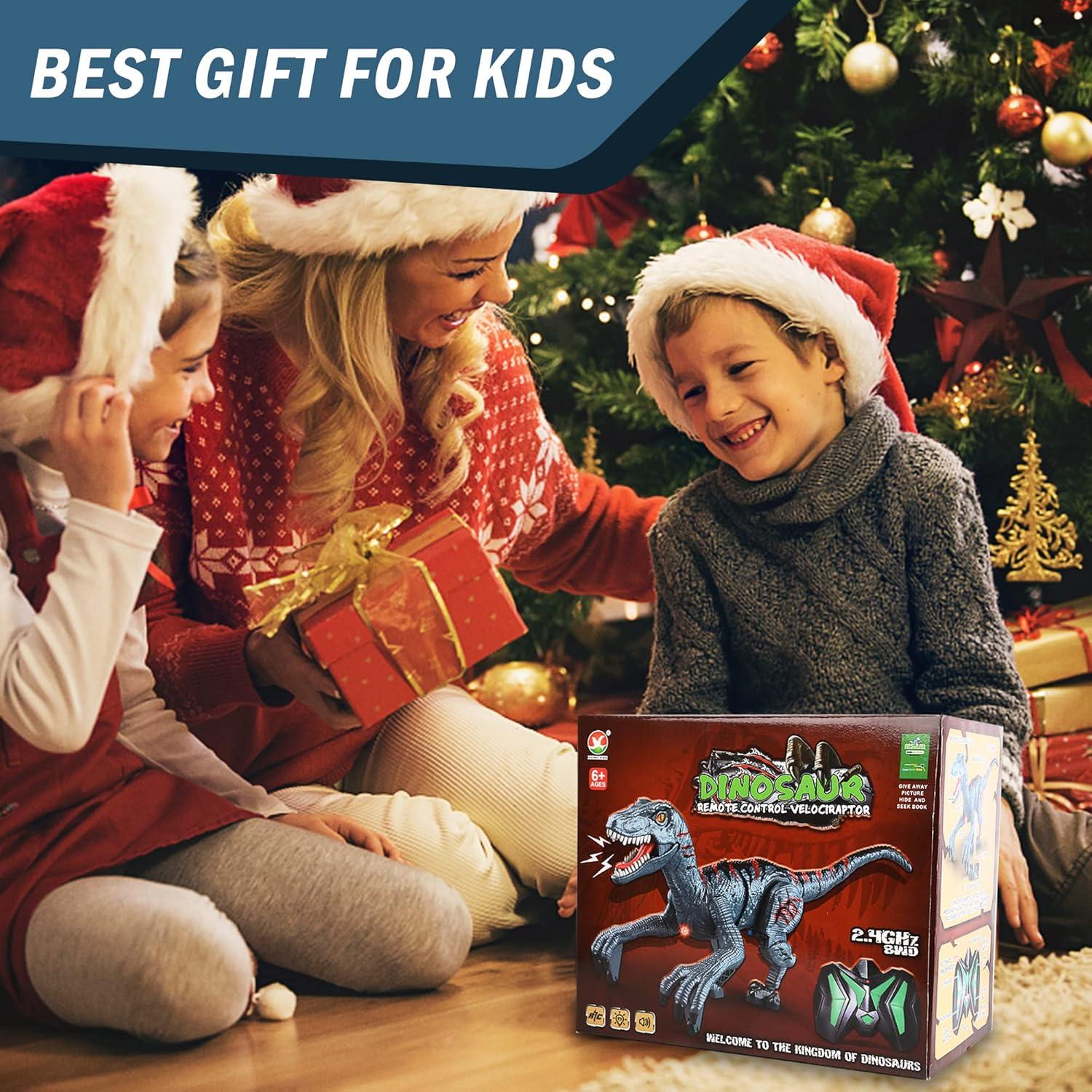 Dinosaurio de Control Remoto Velociraptor DibyAgl 43.9cm