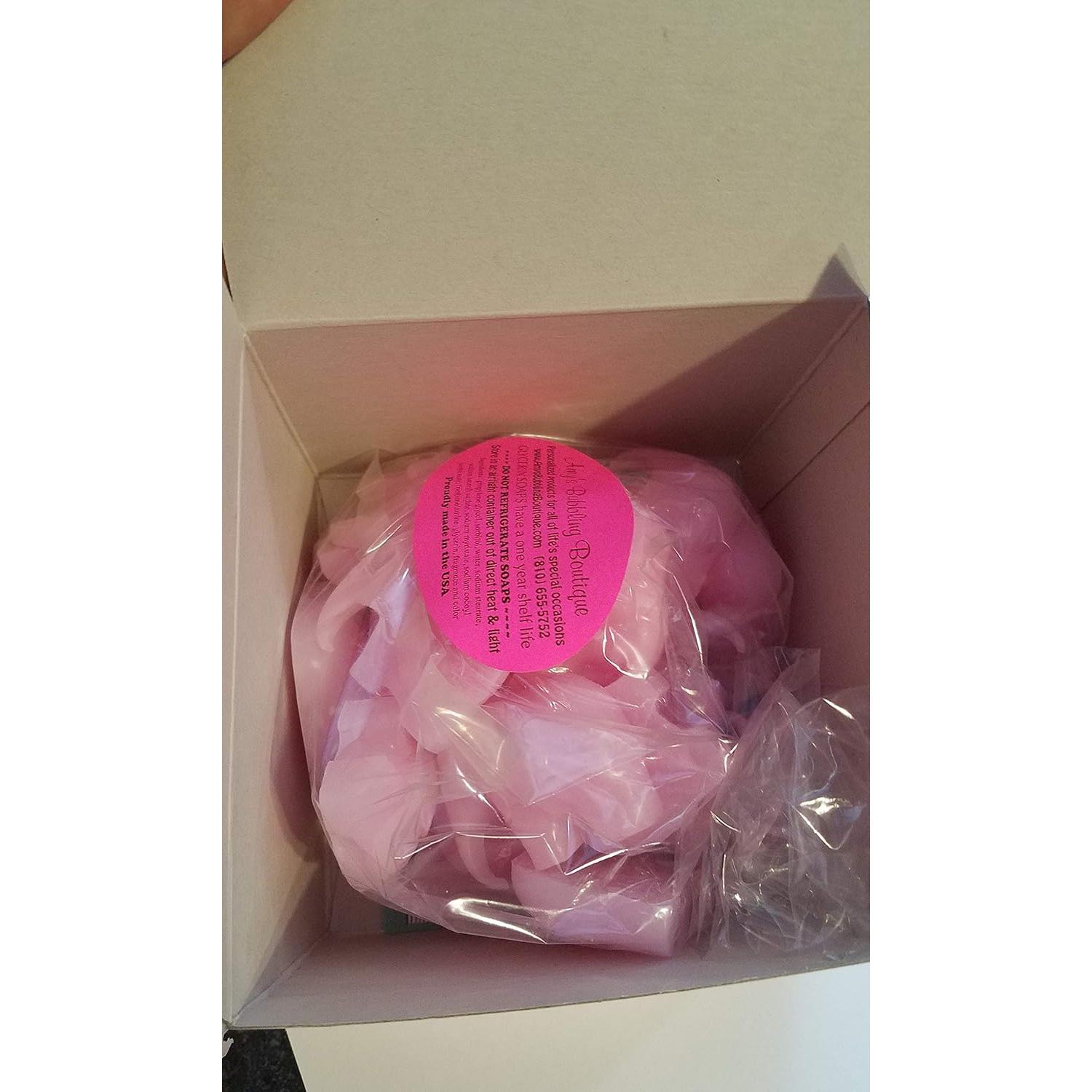 Jabones de Elefante Rosa Hechos a Mano - 20 Unidades para Baby Shower