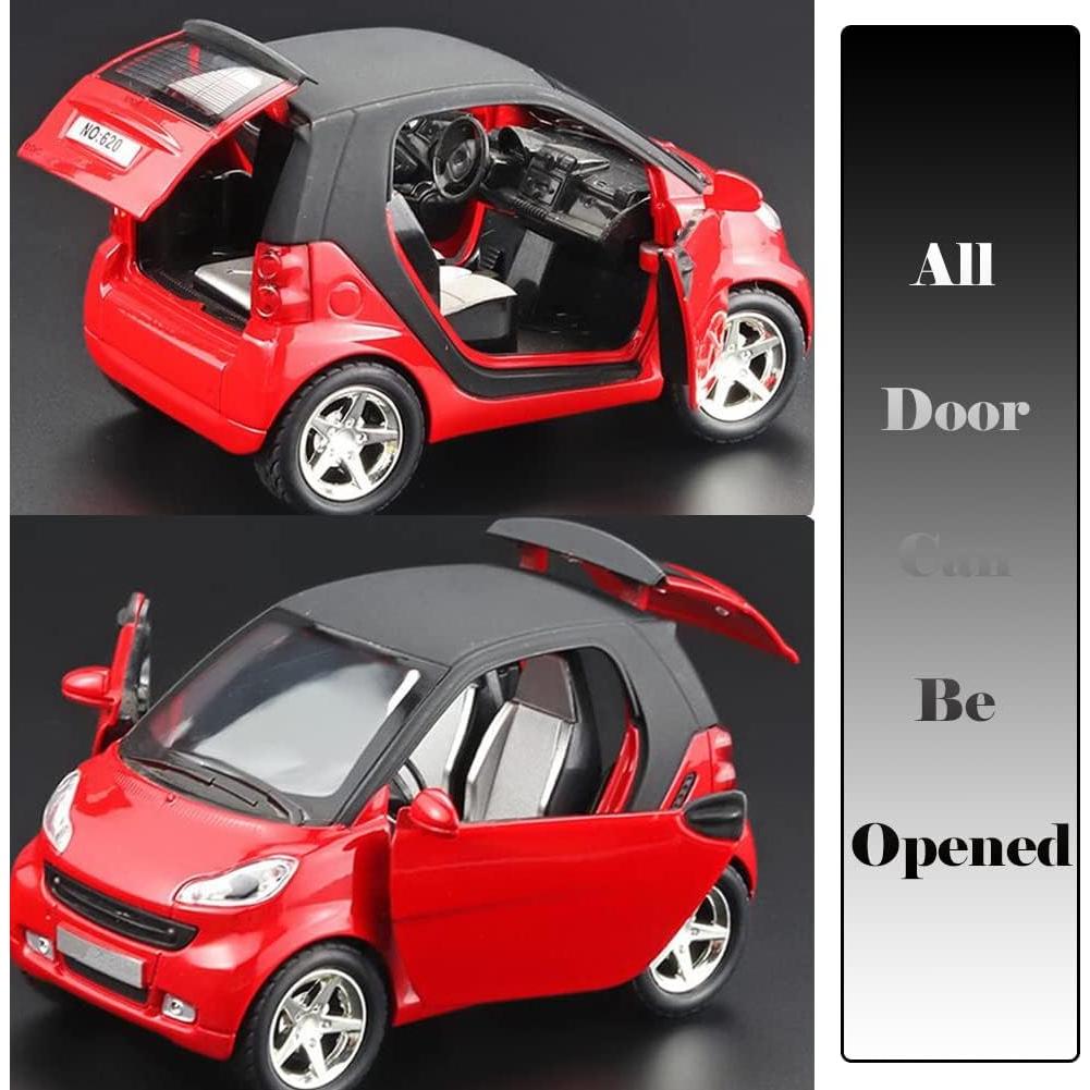 Coche Diecast ARCADORA Smart Fortwo 1:32 con Luz y Sonido