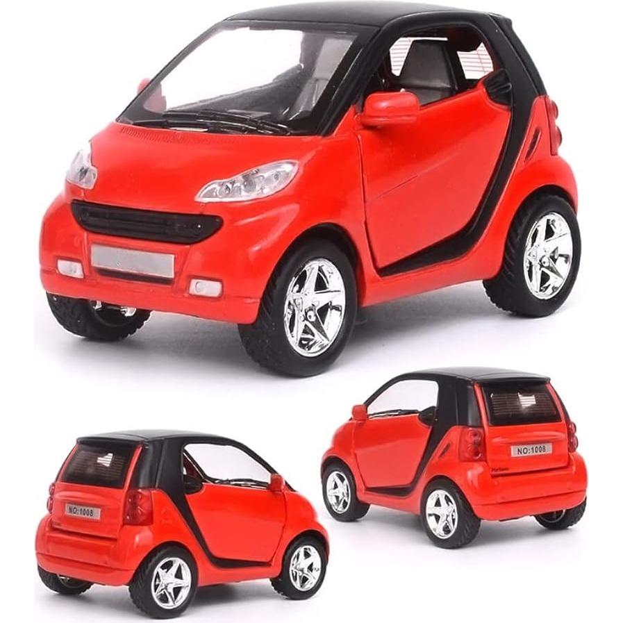 Coche Diecast ARCADORA Smart Fortwo 1:32 con Luz y Sonido