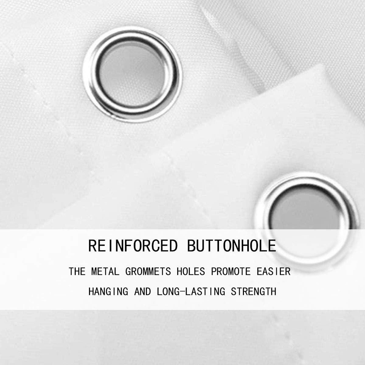 Cortina de Baño Impermeable Erosebridal 72x78 cm Rústica Camper