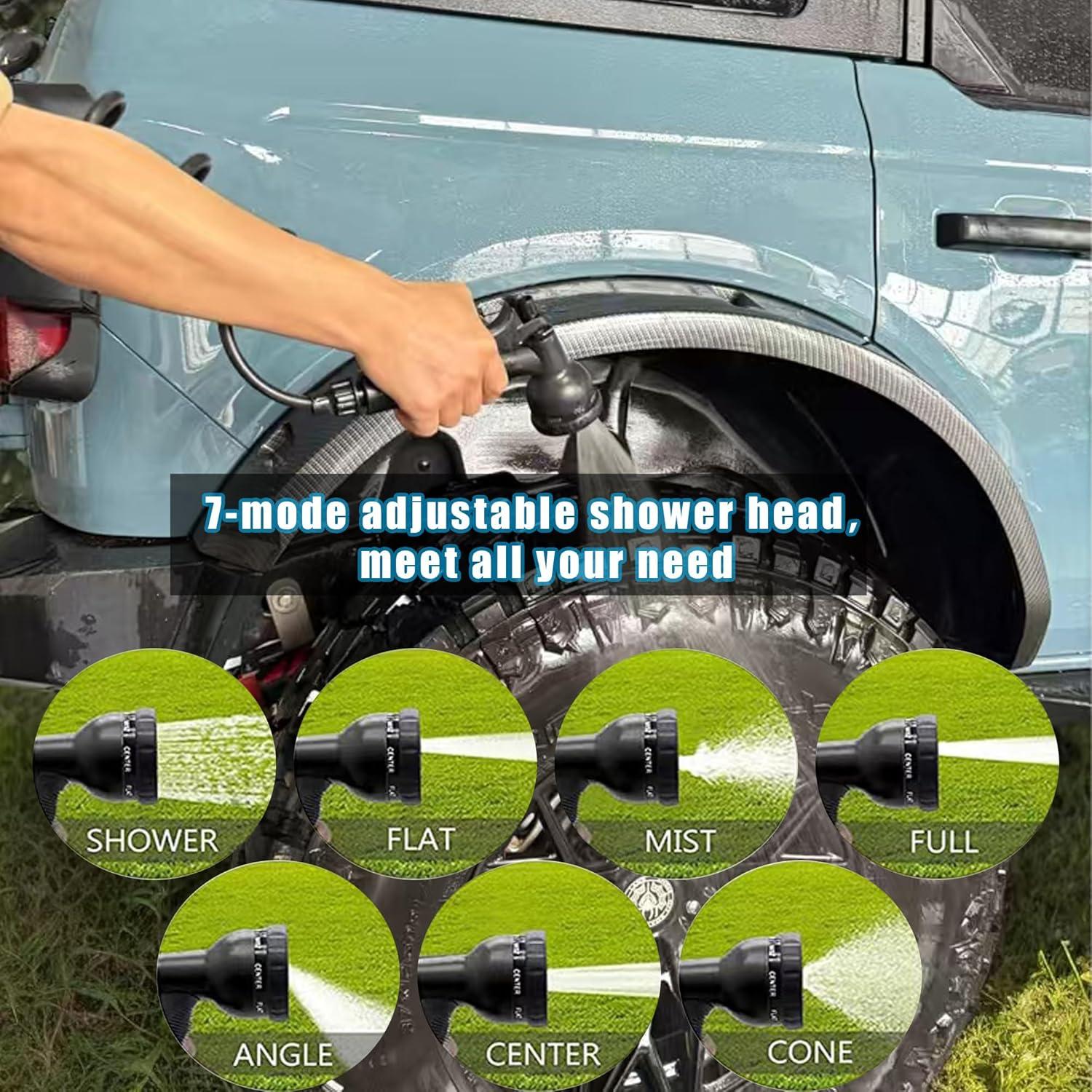 Tanque de Agua Presurizado Necaces 17L Ducha Camping Aluminio