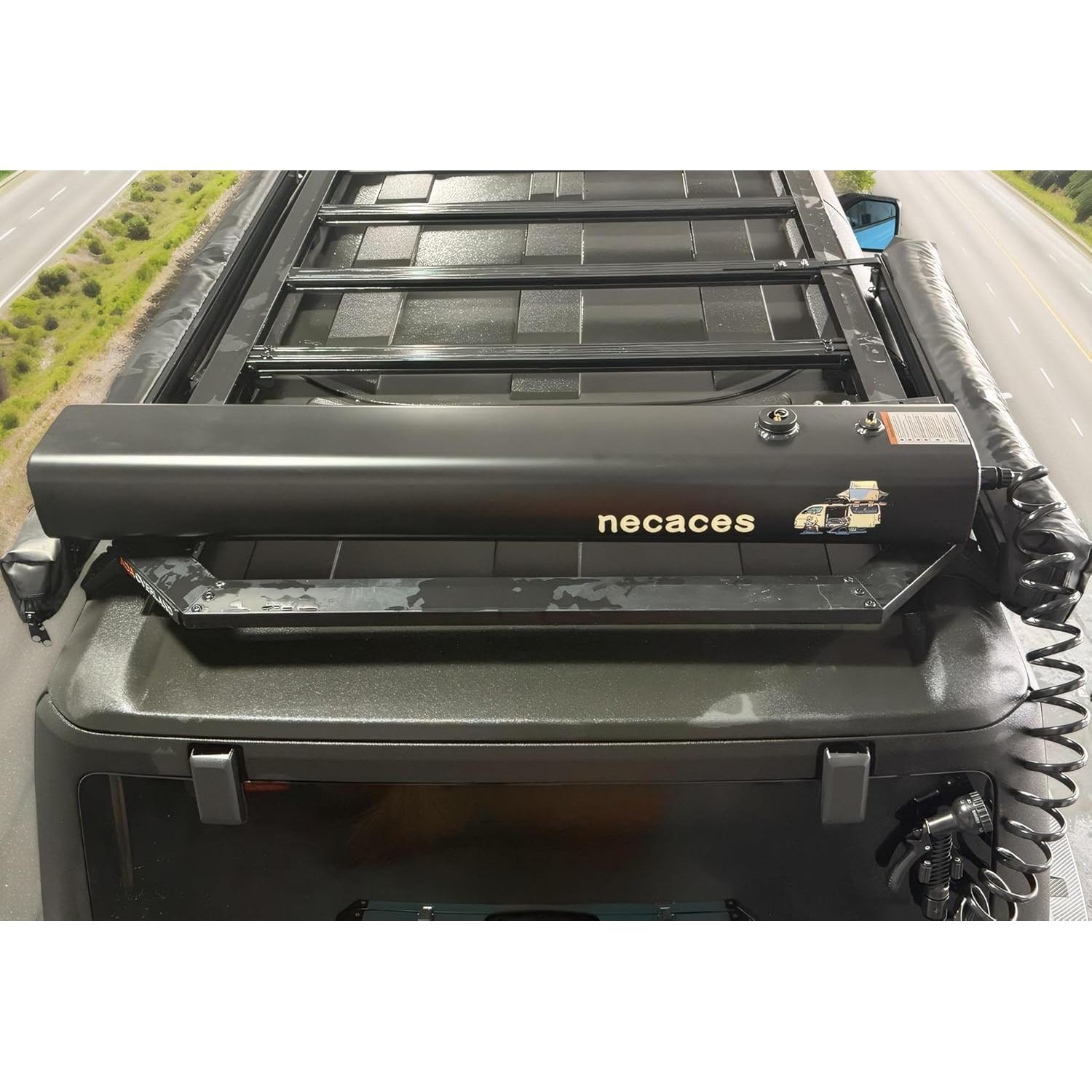 Tanque de Agua Presurizado Necaces 30L Ducha Camping Aluminio