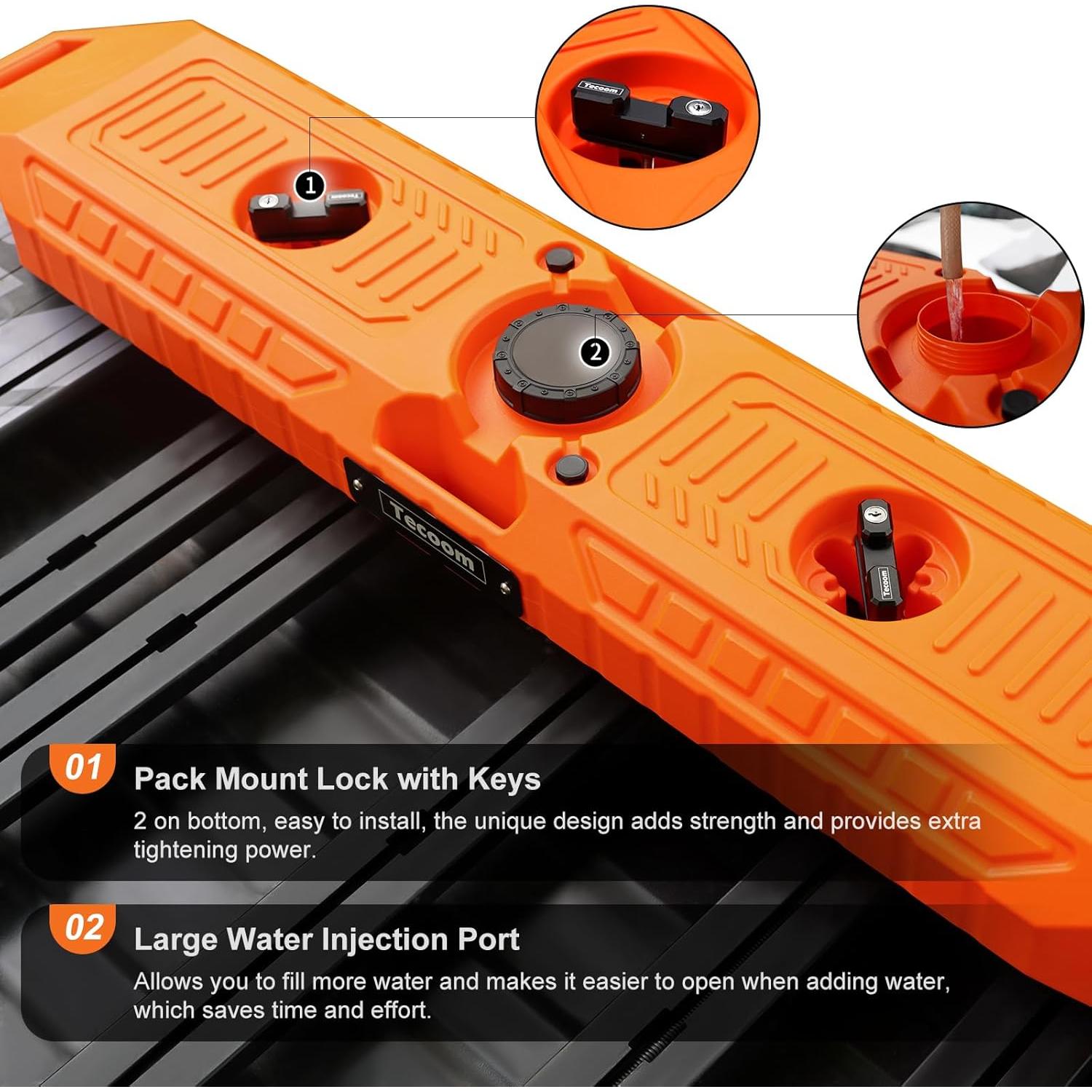 Tanque de Agua Presurizado Tecoom 30L con Manguera y Ducha