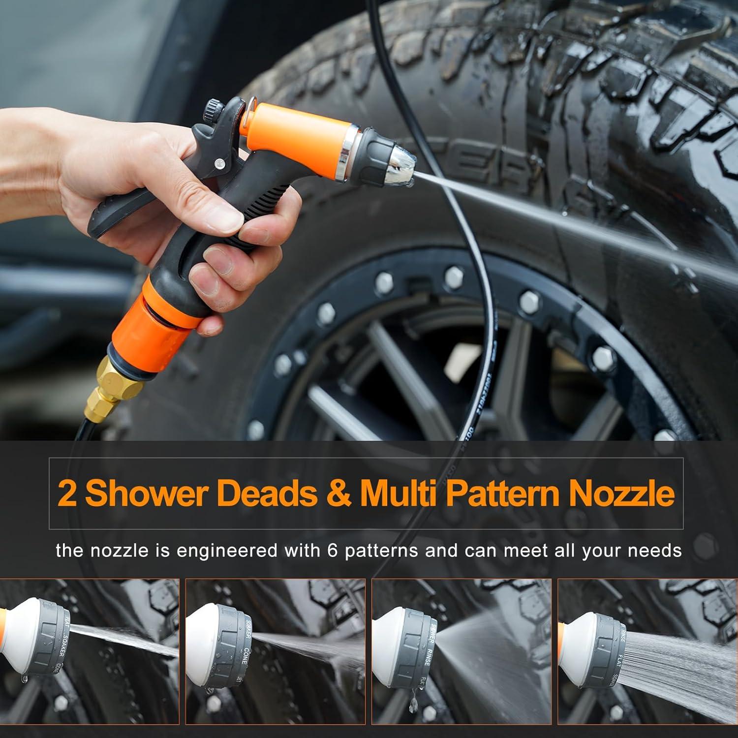 Tanque de Agua Presurizado Tecoom 30L con Manguera y Ducha