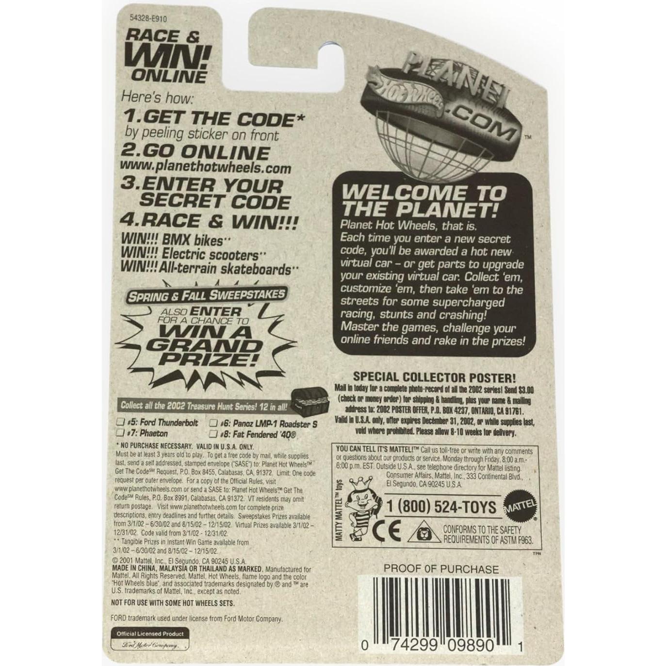 Hot Wheels Fat Fendered '40 Negro Mate 1:64 Coleccionable