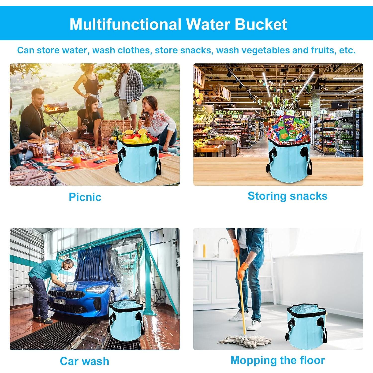 Ducha Portátil iMeshbean para Camping 7800mAh 20L