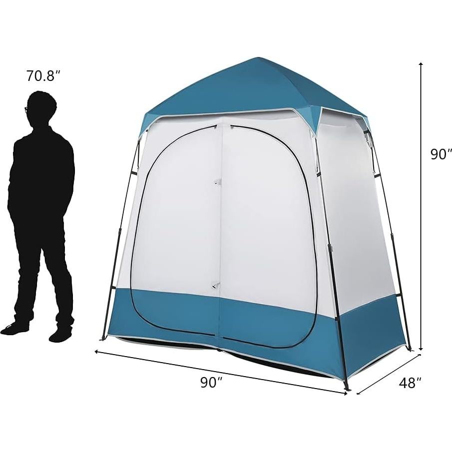 Carpa de Ducha VINGLI 2 Habitaciones 2.29m Plegable Impermeable