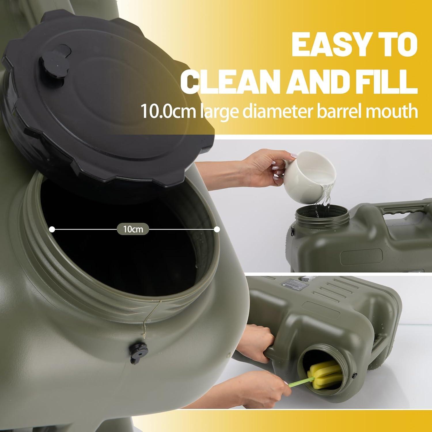 Contenedor de Agua para Camping JOHAHTANG 18.5L con Grifo