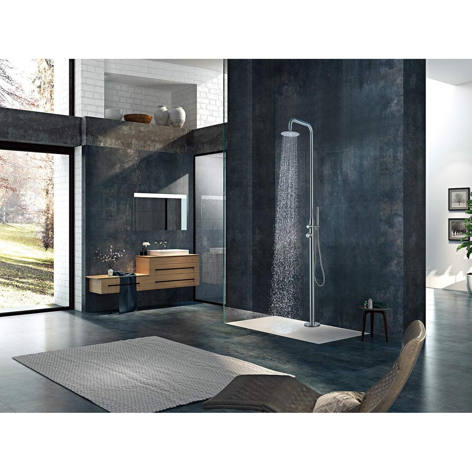 Ducha Exterior Heatgene HG9005 Acero Inoxidable Cepillado