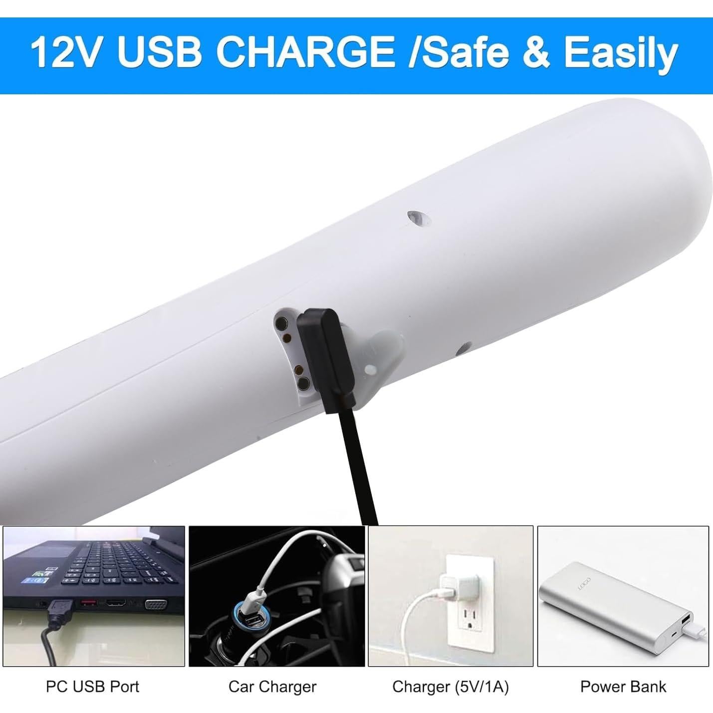 Ducha Portátil Eléctrica AZXJC S7 Blanca IPX6 290g