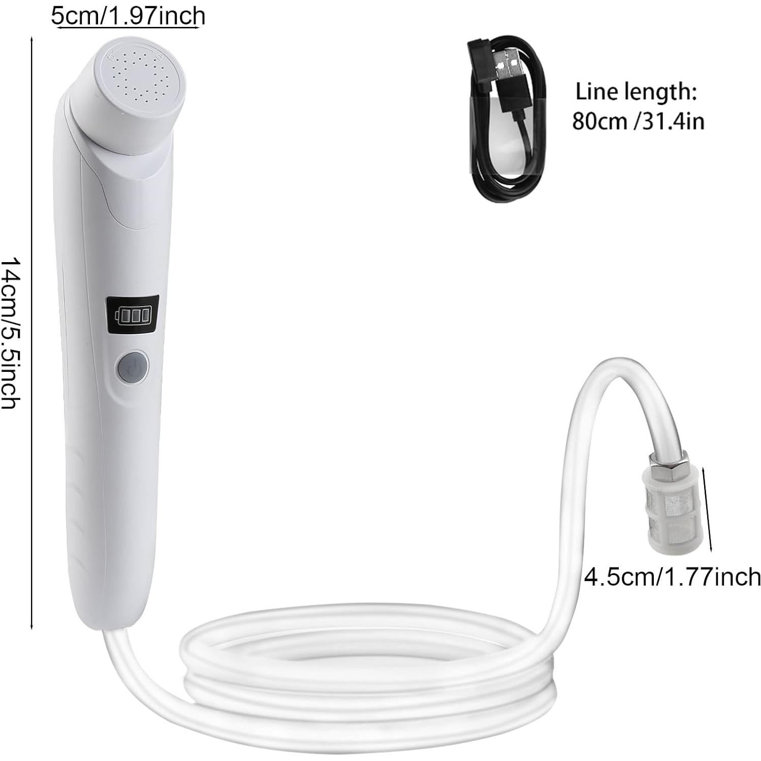 Ducha Portátil Eléctrica AZXJC S7 Blanca IPX6 290g