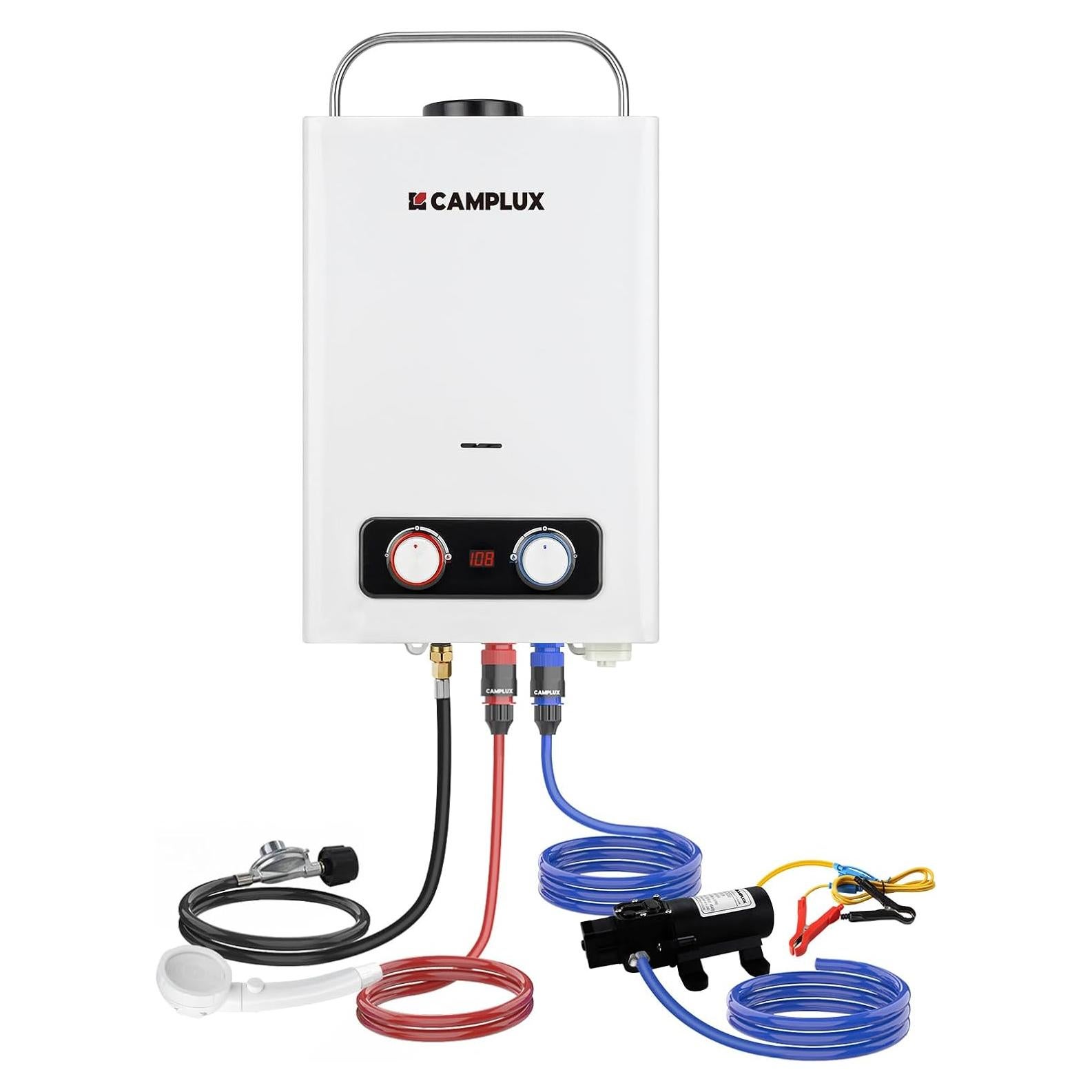 Calentador de Agua Portátil CAMPLUX BD158P43 1.58 GPM