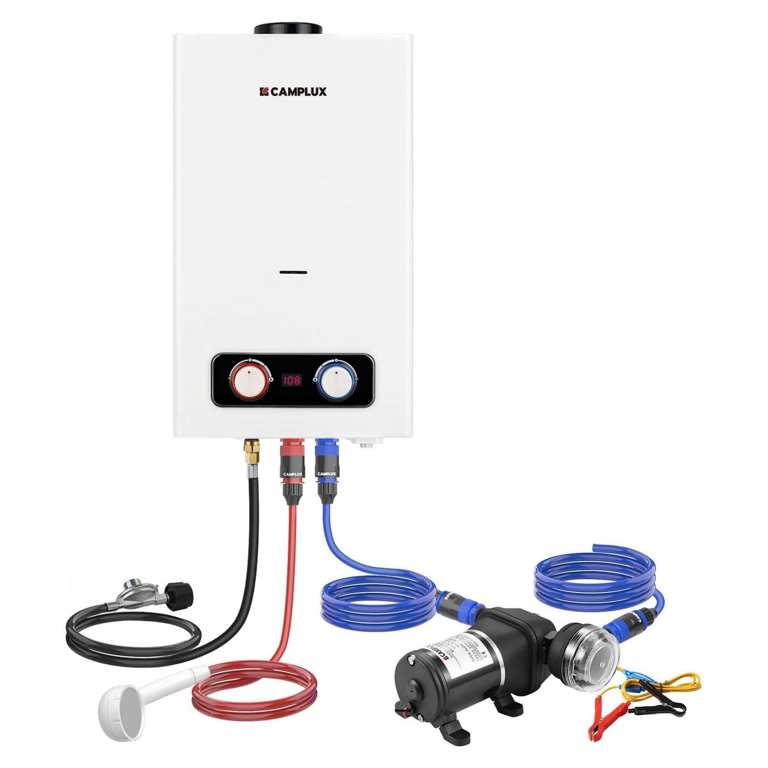 Calentador de Agua Portátil Camplux 2.64 GPM 68,000 BTU