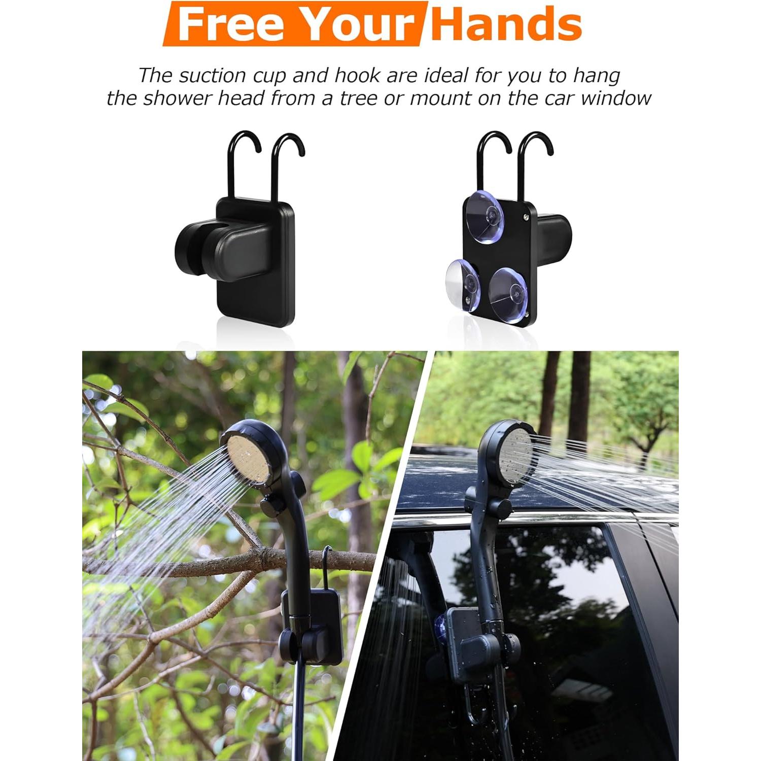 Ducha Portátil innhom A21 Recargable 6000mAh con LED