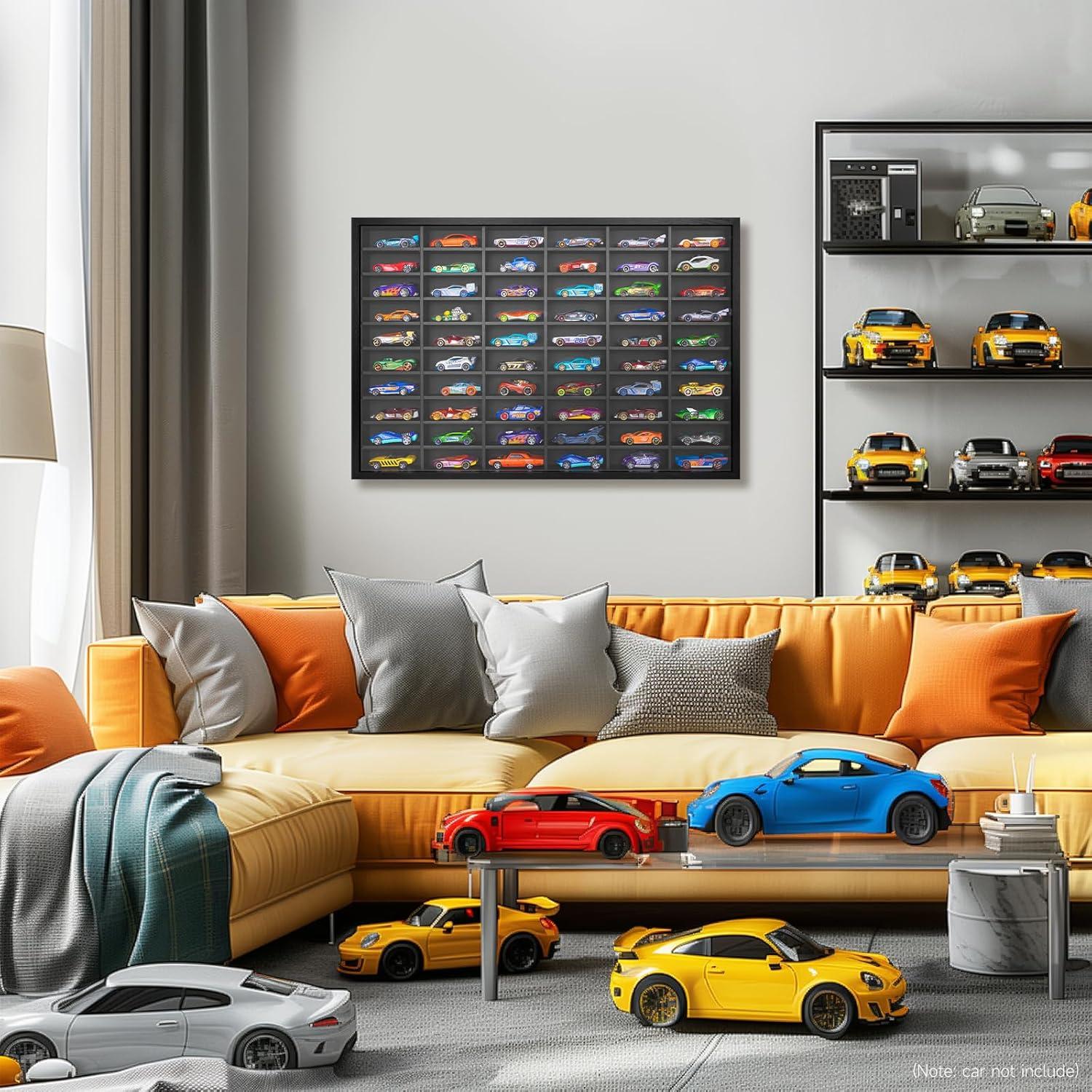 Vitrina para Autos a Escala 1/64 FIGURESLAB 60 Compartimentos