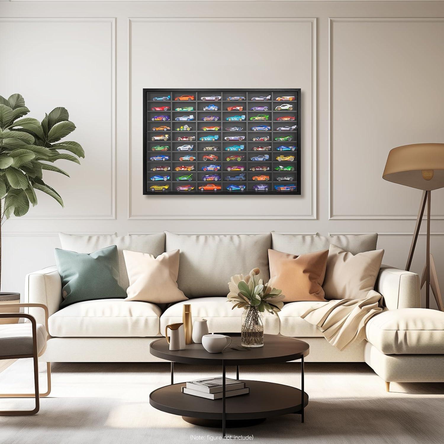 Vitrina para Autos a Escala 1/64 FIGURESLAB 60 Compartimentos