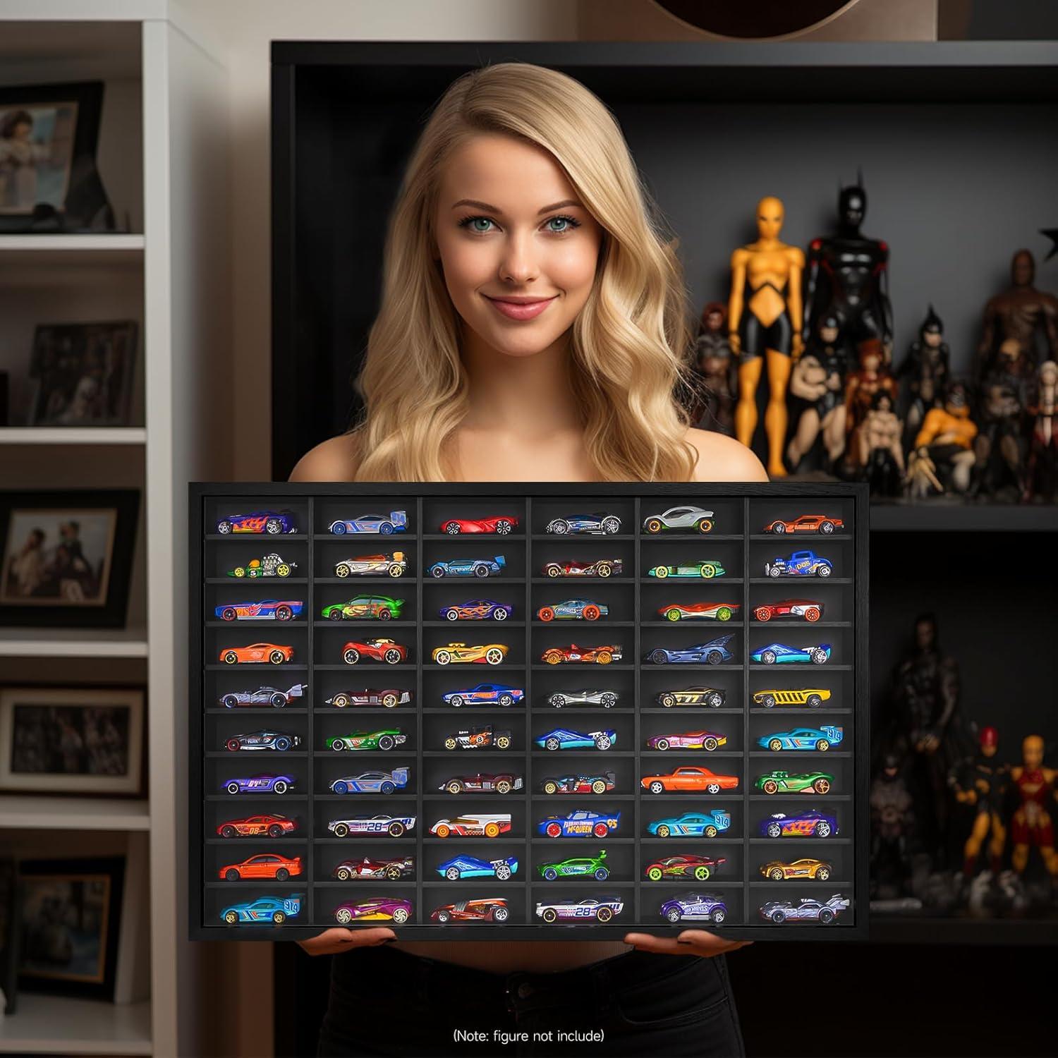 Vitrina para Autos a Escala 1/64 FIGURESLAB 60 Compartimentos