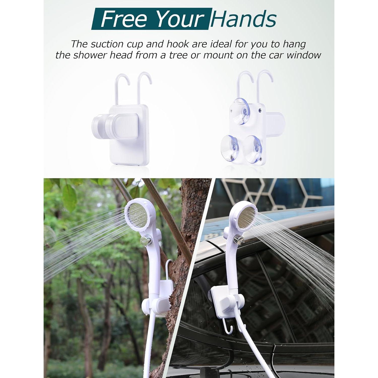 Ducha Portátil innhom A23 Recargable 8000mAh IPX8 para Camping