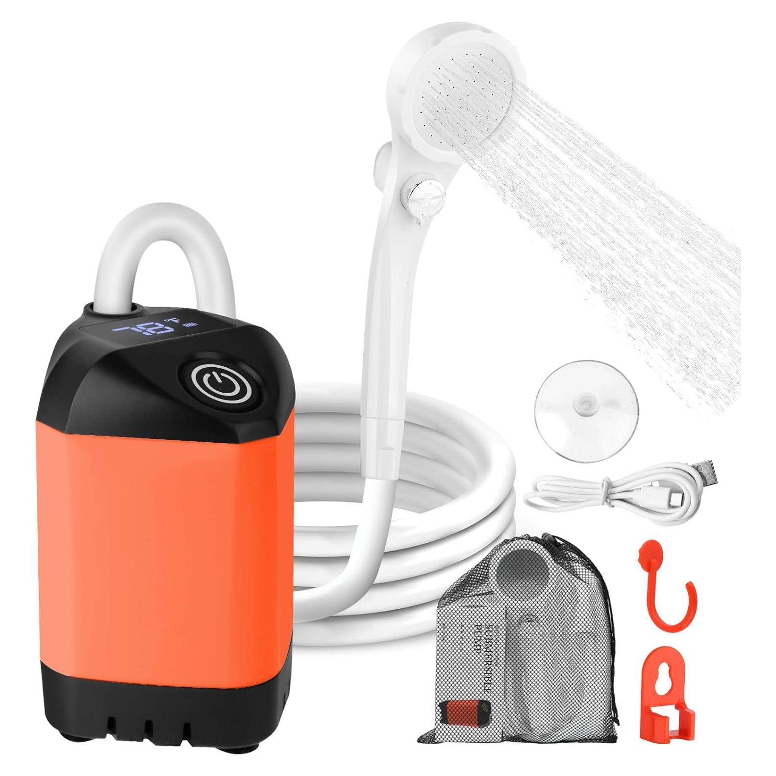 Ducha Portátil Barong Yekhna BYCP 7800mAh 3 Modos IPX7