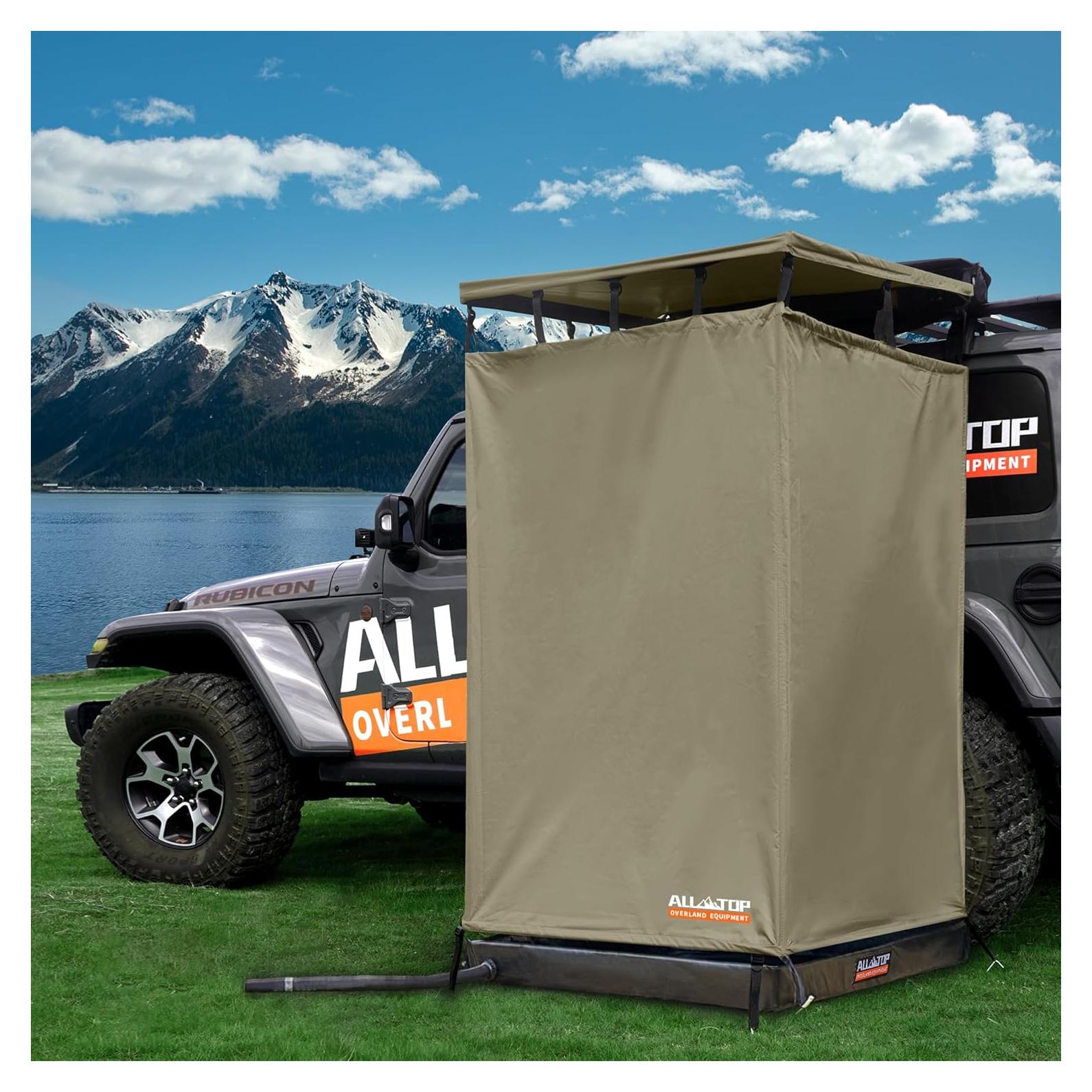 Ducha de Toldos ALL-TOP ATSA 1m² con Alfombrilla y Luz LED