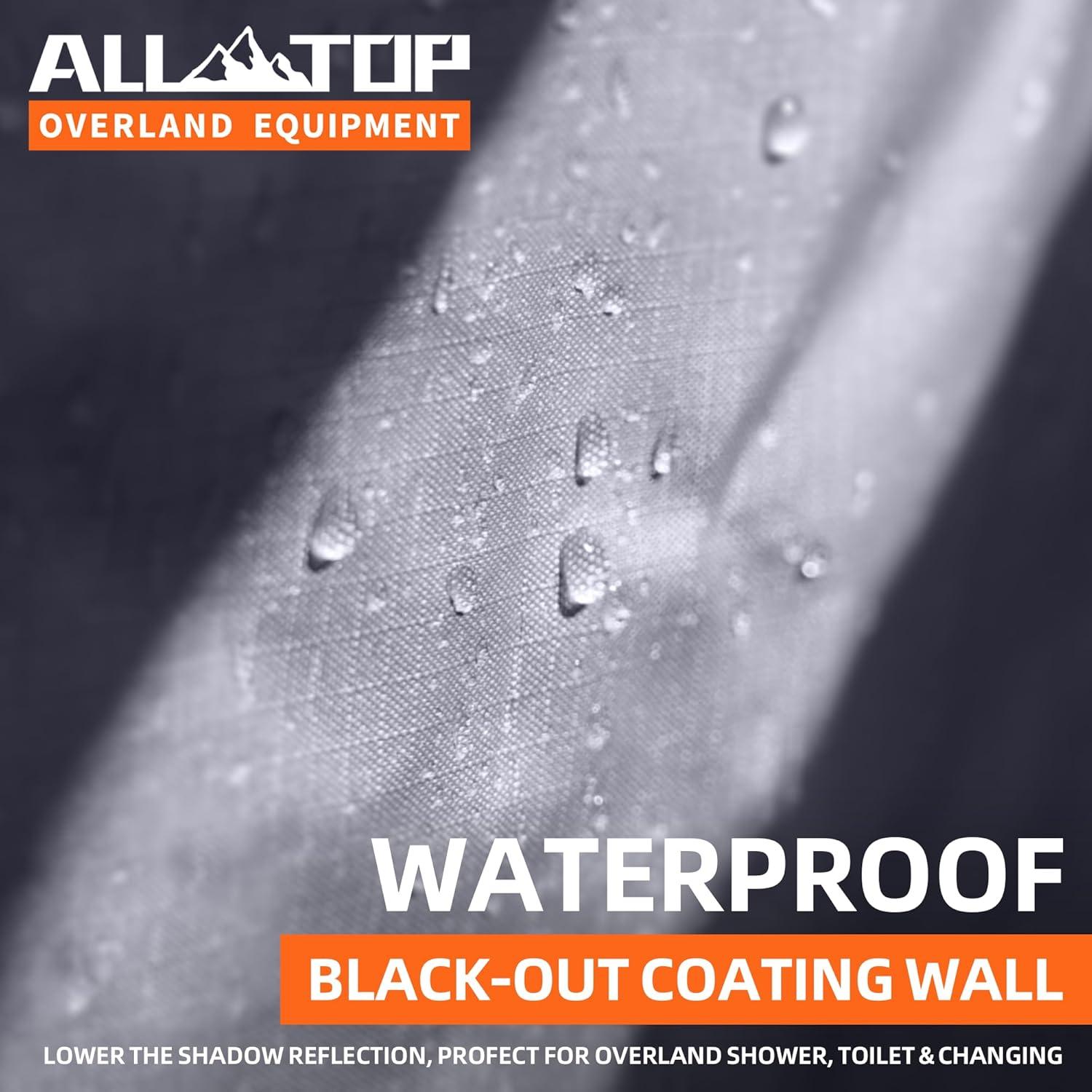 Ducha de Toldos ALL-TOP ATSA 1m² con Alfombrilla y Luz LED