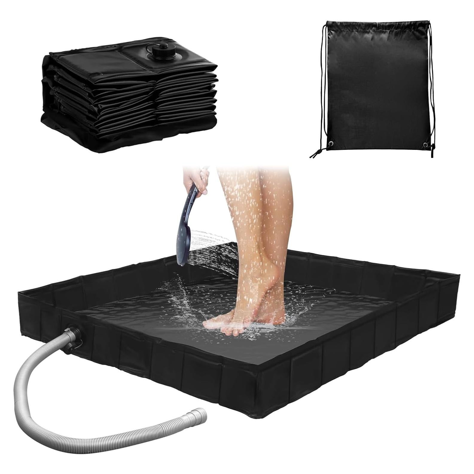 Base de Ducha Plegable ZUUDYSEN 104x104 cm para Camping