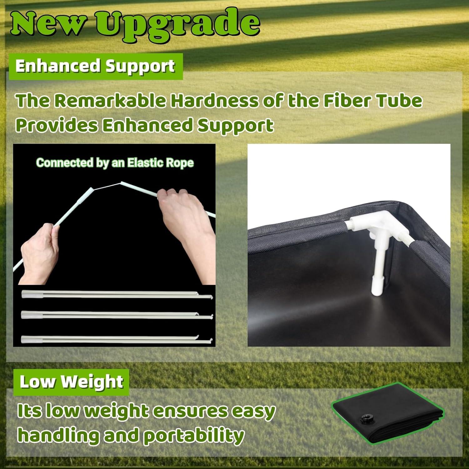 Base de Ducha Plegable ianjetty 104.14x104.14cm para Camping