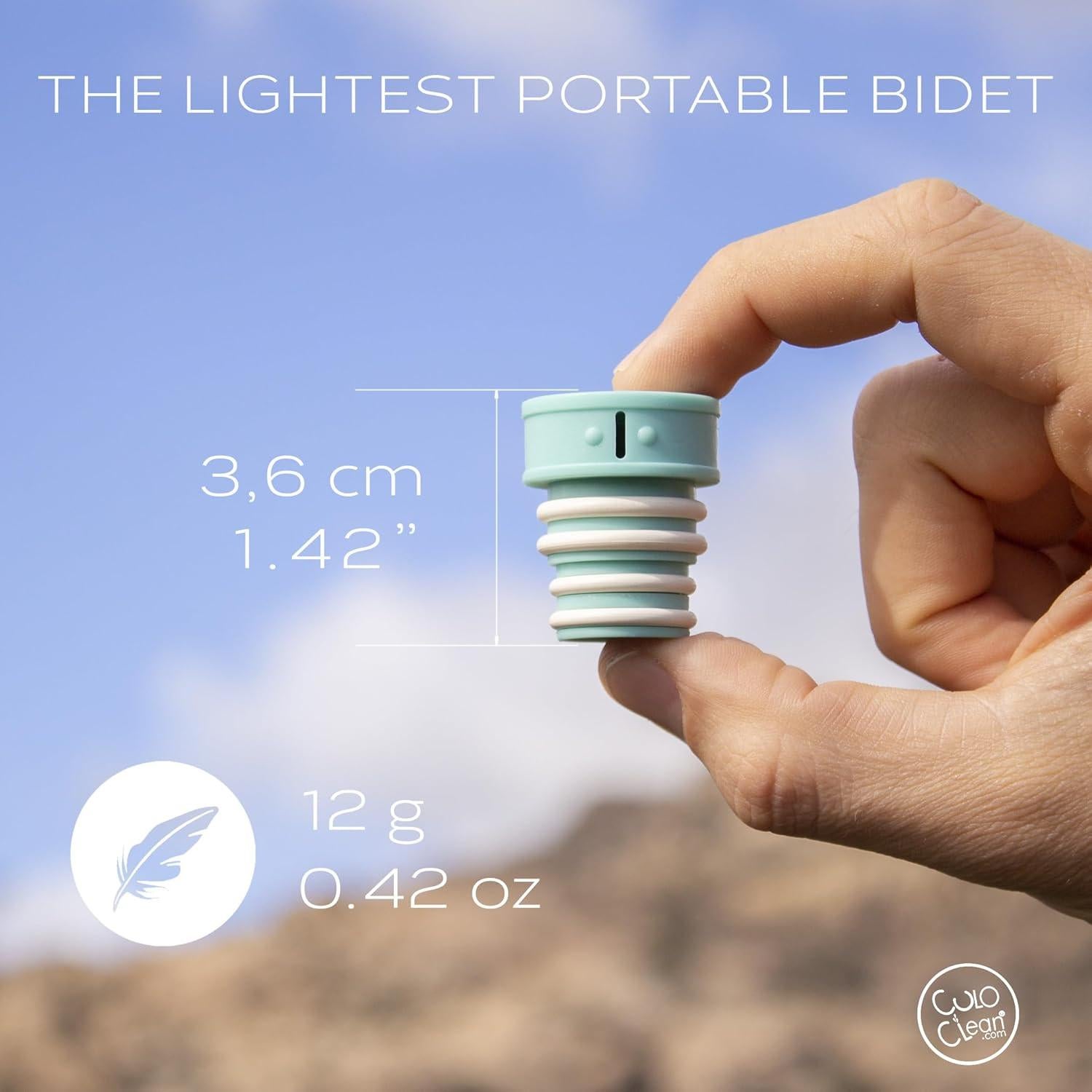 Bidet Portátil CuloClean para Inodoro - 1pcs Acuamarina