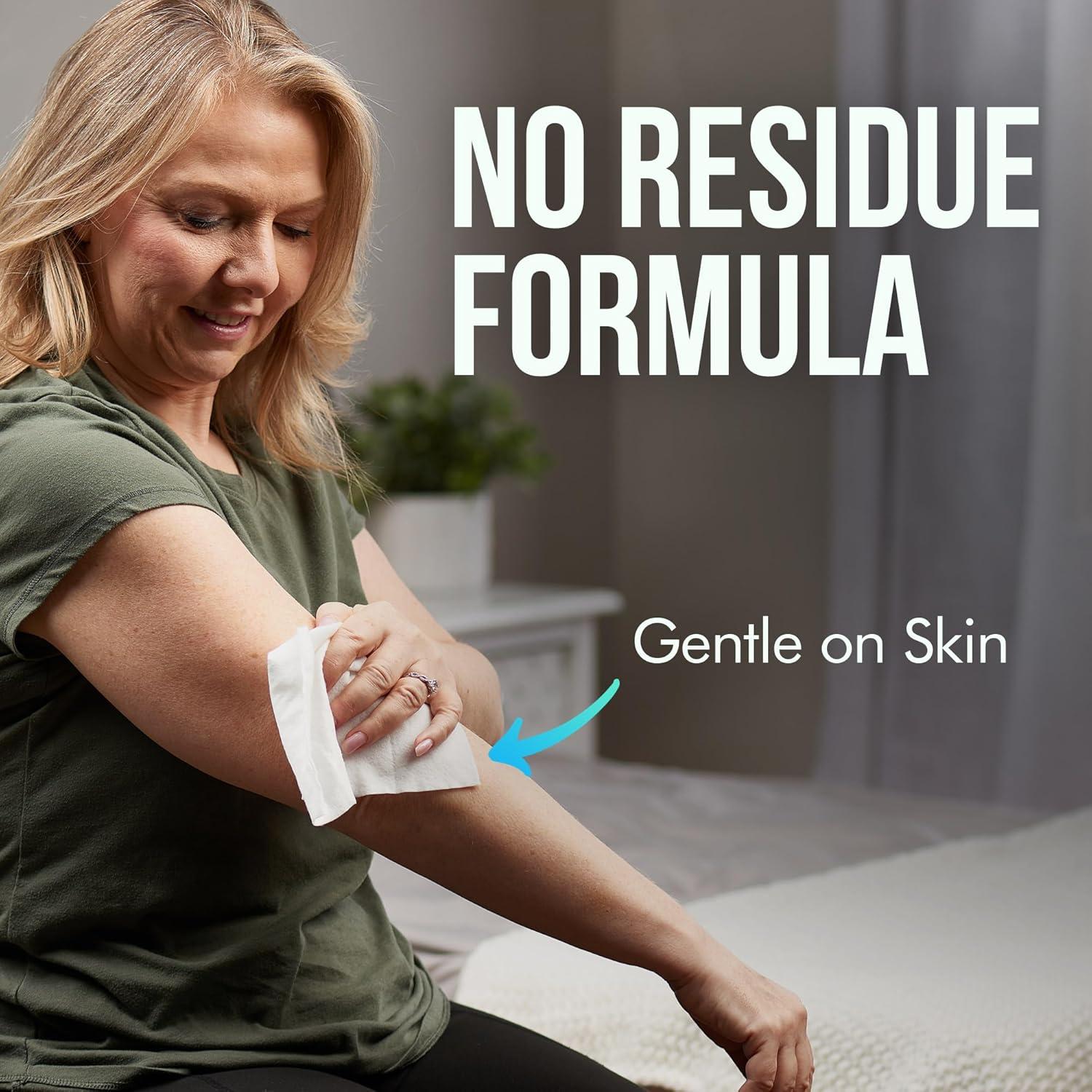 Toallitas de Baño Extra Grandes Scrubzz - 40 Toallitas Hipoalergénicas