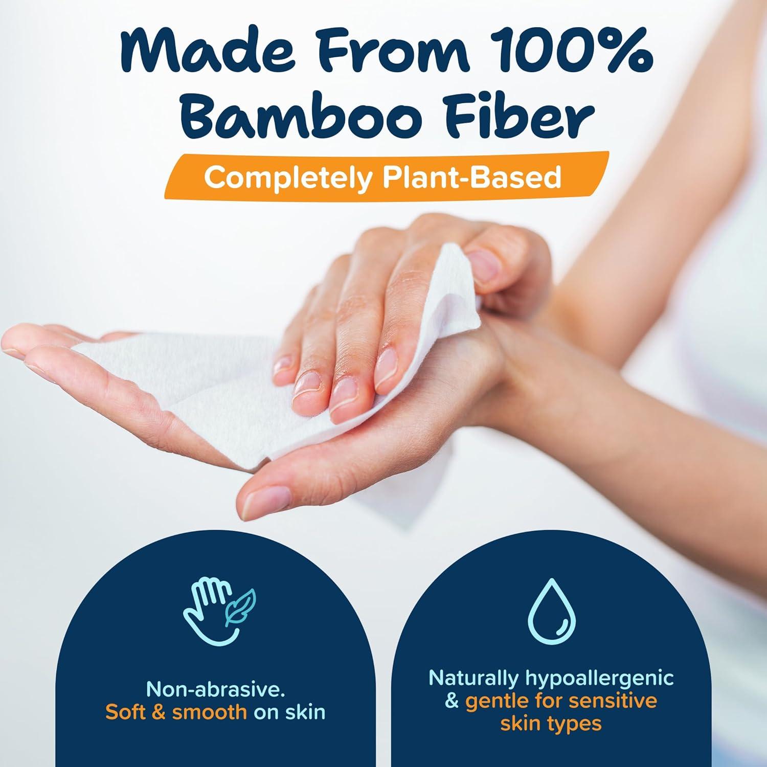 Toallitas Corporales XL Uzumist 50pc Sin Enjuague Higiene Personal