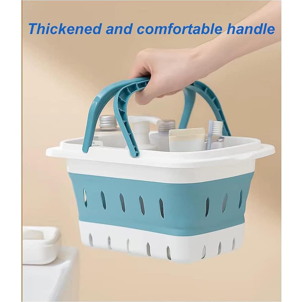 Cesta de Ducha Plegable ANNIYA 2 Pcs Gris 28.4x20.1x15 cm