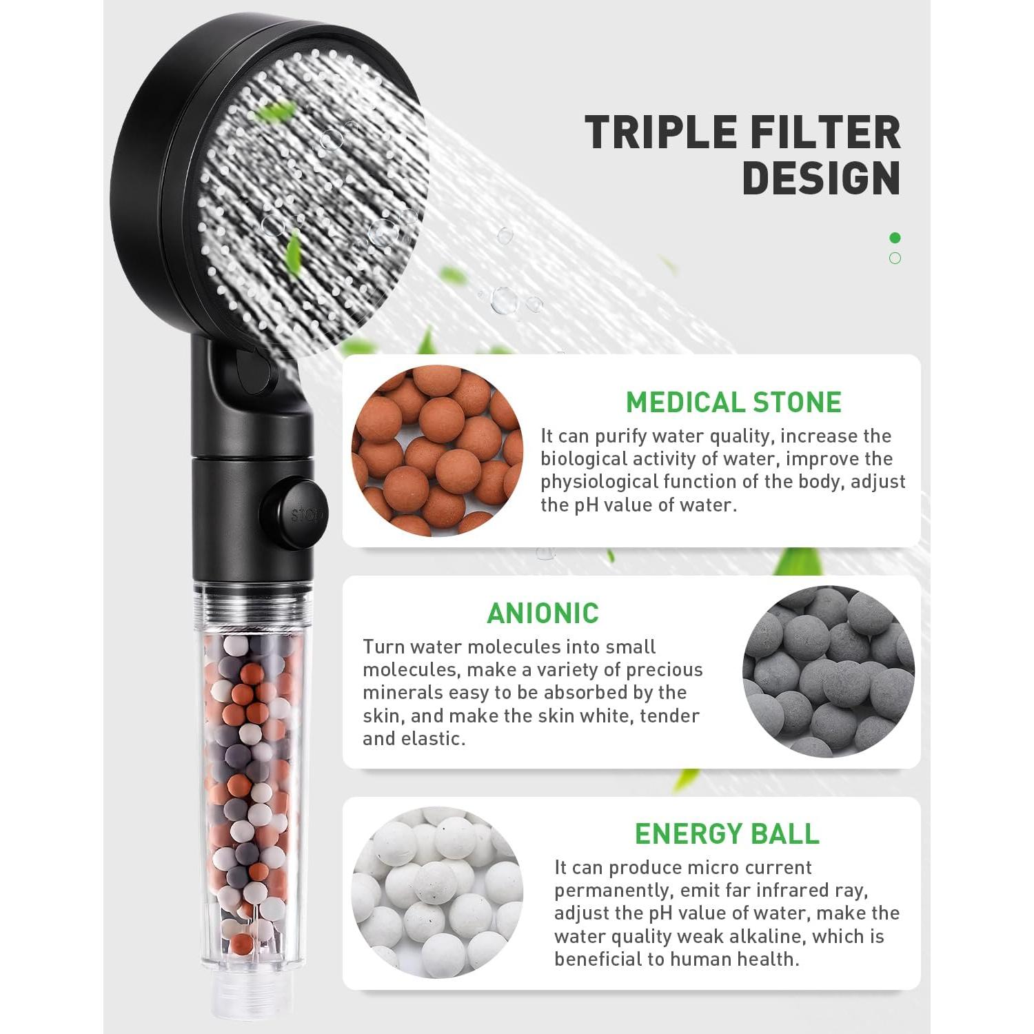 Ducha de Camping Portátil IPOW LYTZ-01 6000mAh 6 Modos