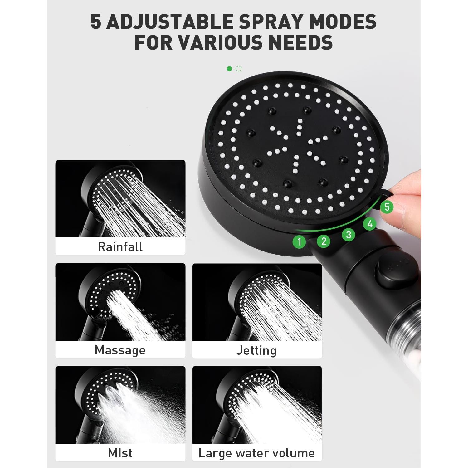 Ducha de Camping Portátil IPOW LYTZ-01 6000mAh 6 Modos