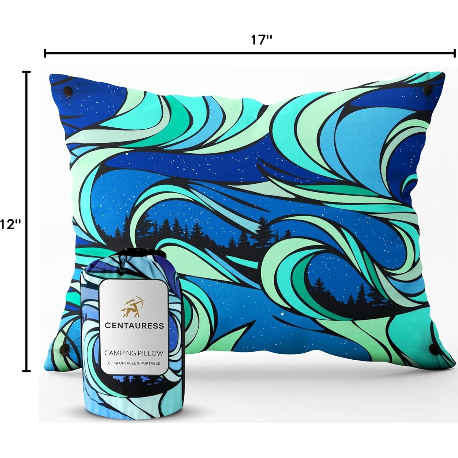 Almohada de Viaje Centauress con Espuma Memoria 43x30cm