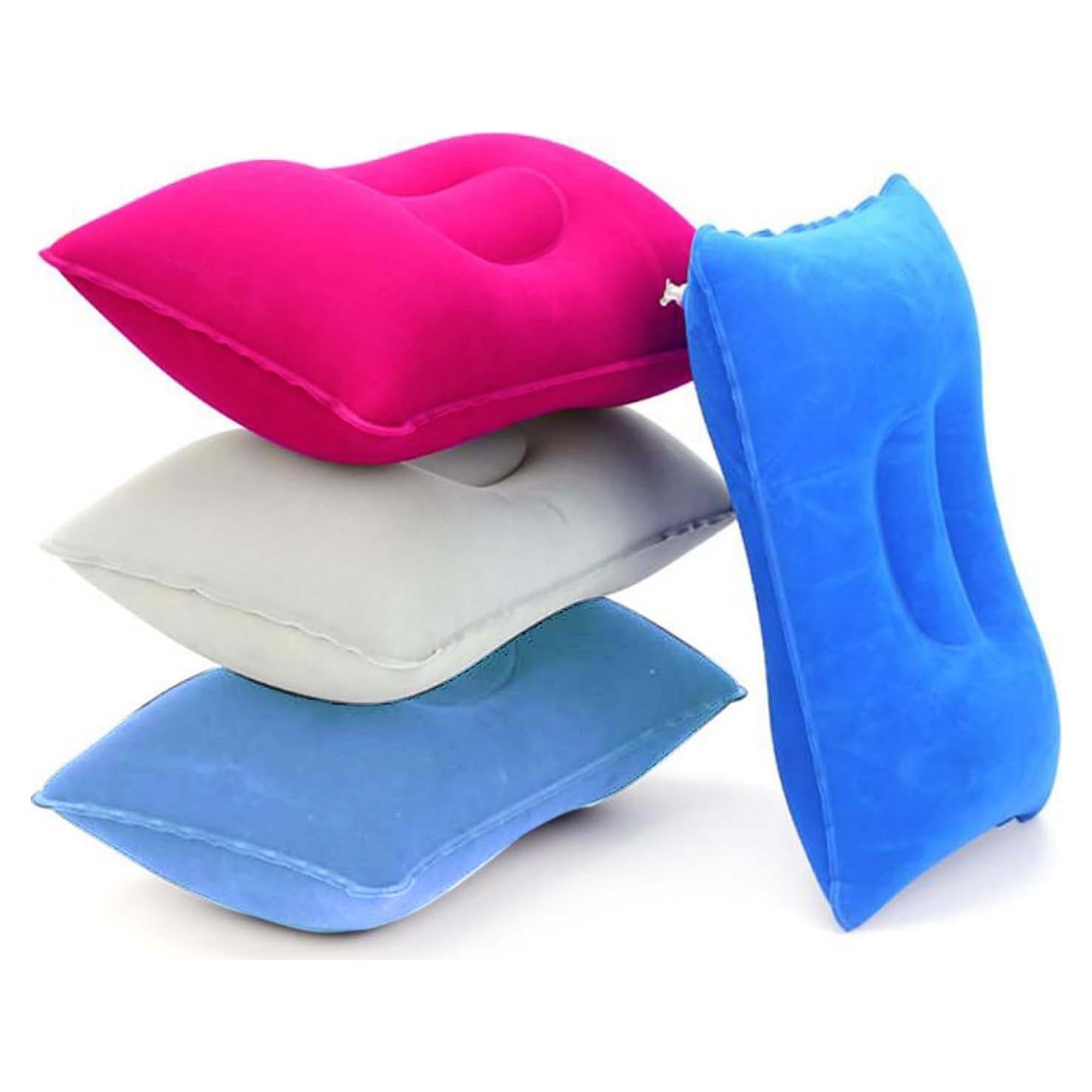 4 Almohadas de Viaje Inflables JAKENHAM A4 Ultraligeras