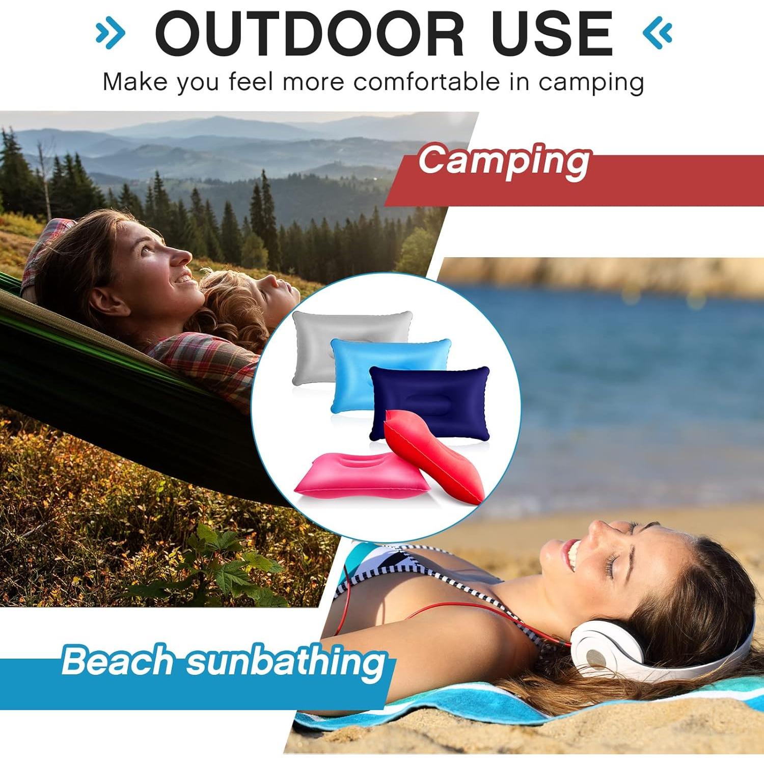 Almohadas Inflables de Viaje Maitys 5 Piezas 43x27 cm