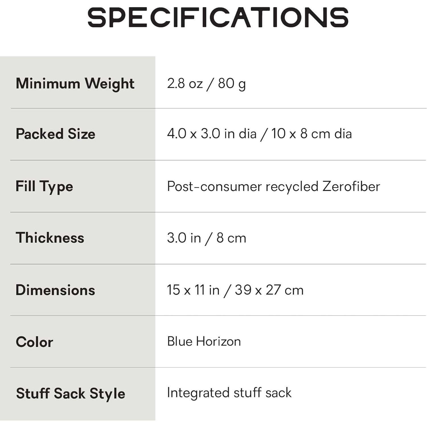 NEMO Equipment Fillo Elite Ultralight Backpacking Pillow - Blue Horizon/Citron - One Size