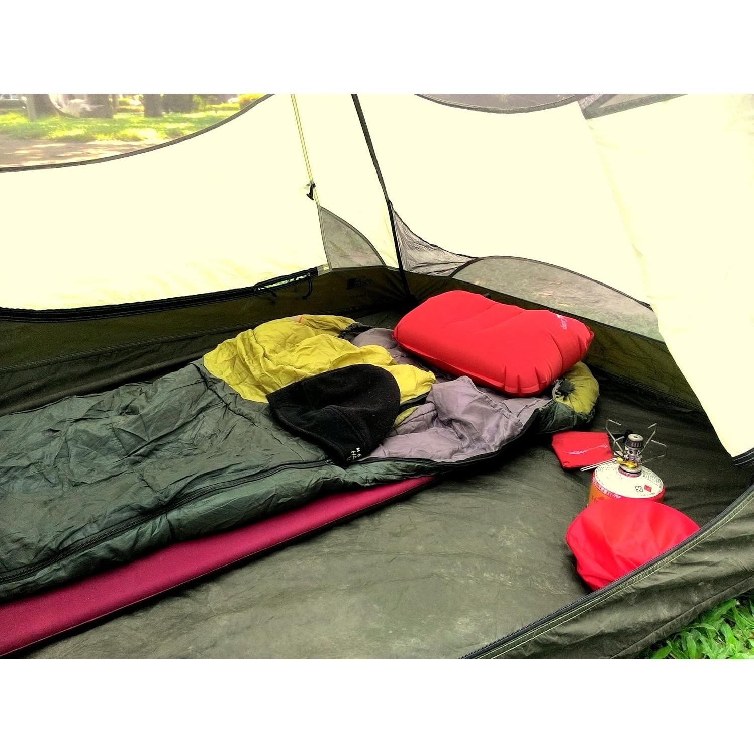 Almohada Inflable Ultraligera InstantCamp 68g Compacta Naranja