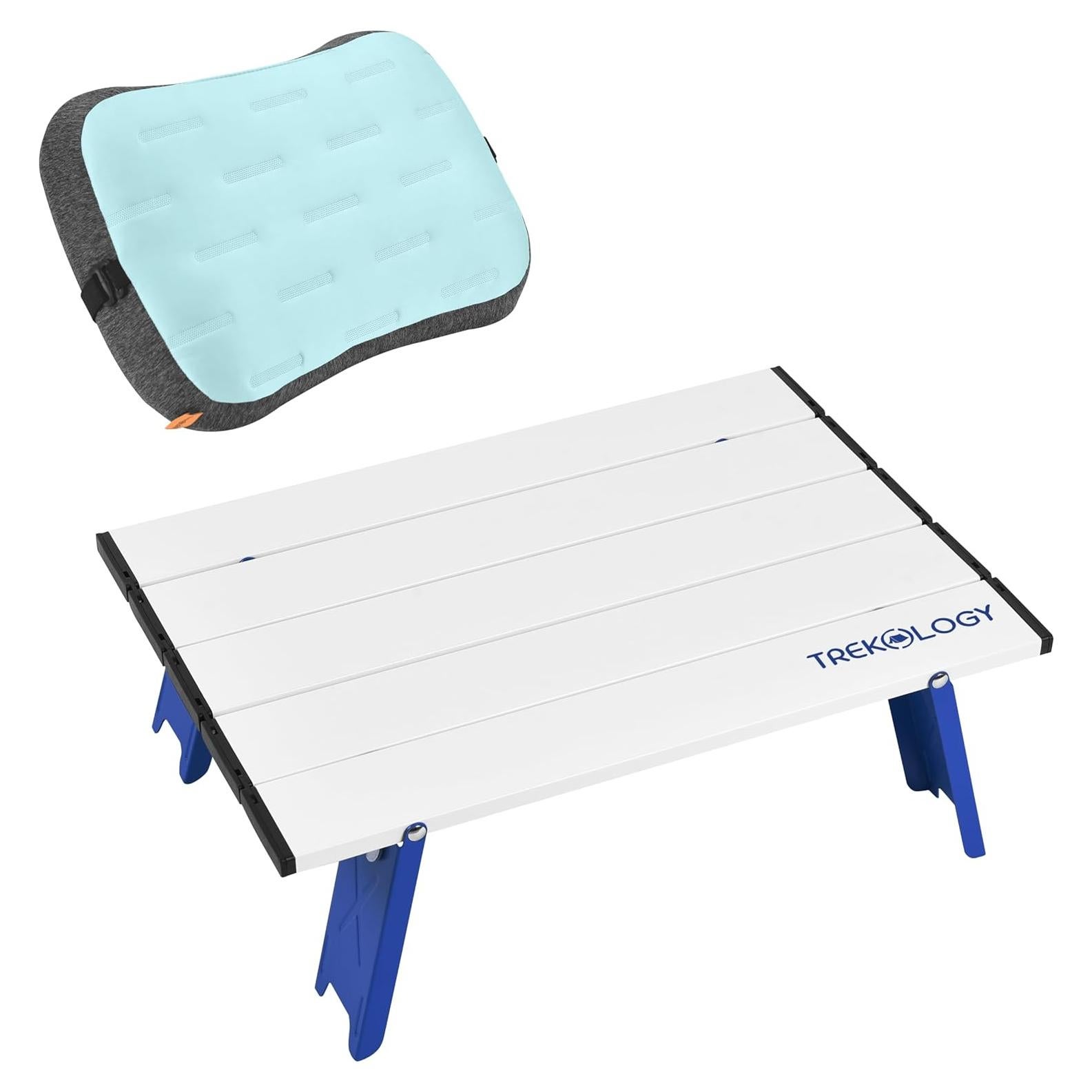 Mesa de Playa Plegable TREKOLOGY con Almohada Inflable