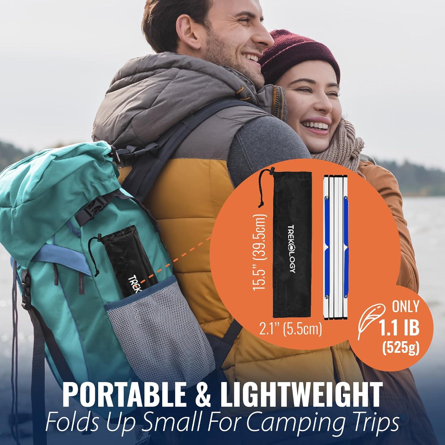 Mesa de Playa Plegable TREKOLOGY con Almohada Inflable