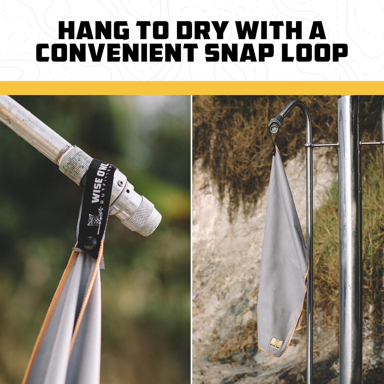 Toalla de Camping Microfibra Wise Owl 61x122 cm - Secado Rápido