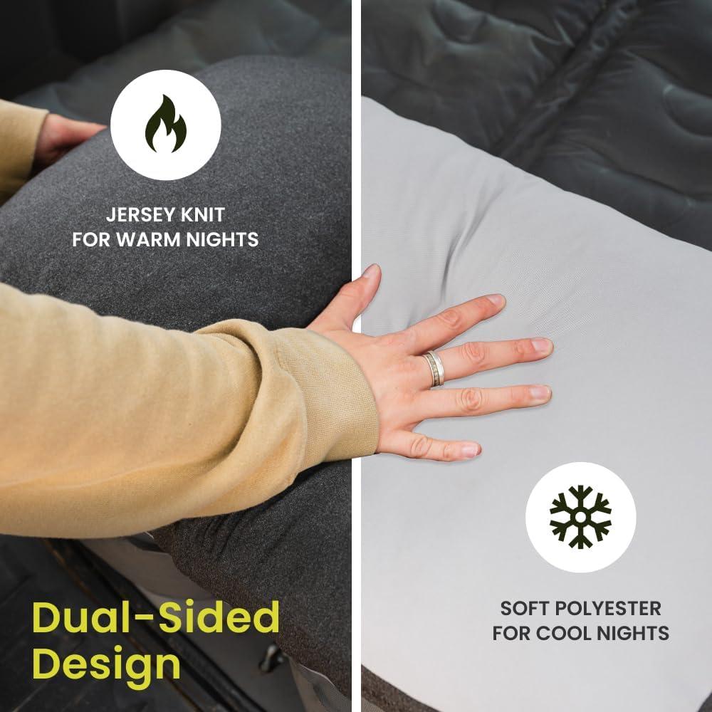 Almohada de Camping Luno Plegable 61x36cm Espuma Memoria