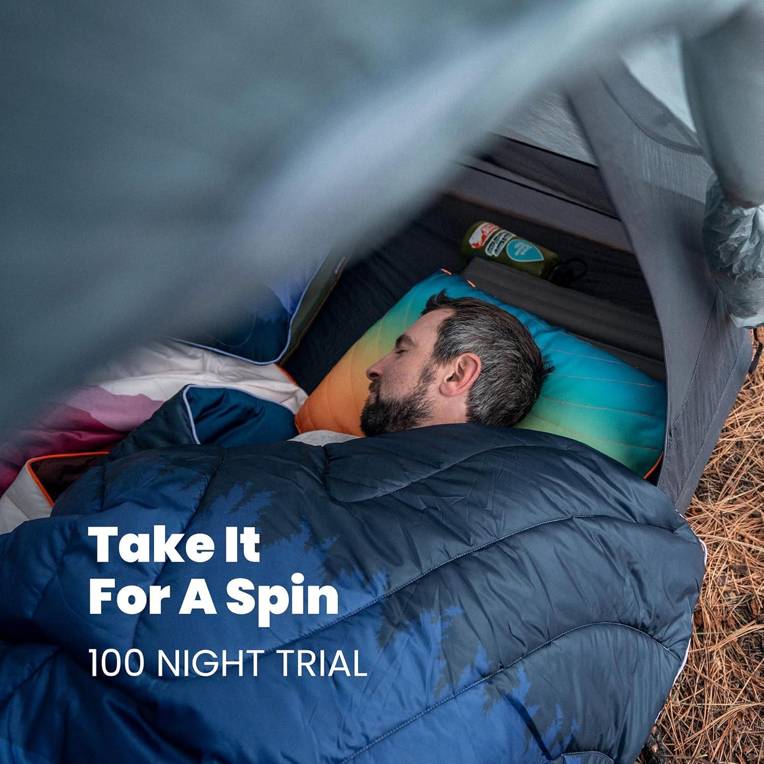 Almohada de Camping Rumpl Ajustable 56 x 38 cm Plegable